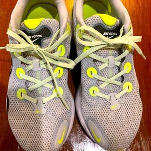 Nike React athletic shoes